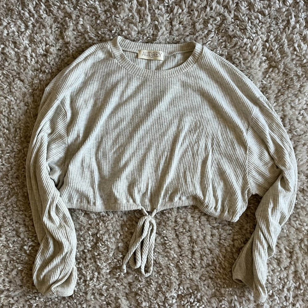 Island Gypsy Tie-Waist Crop Top